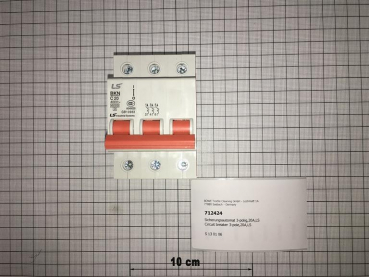 Circuit breaker 3-pole,20A,LS