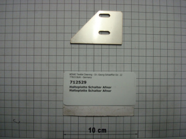 Holding plate,switch,AFNOR