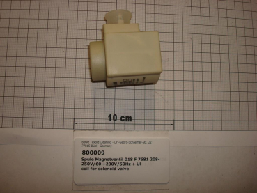 Coil for solenoid valve 208-250V/60Hz 230V/50Hz