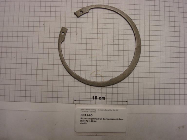 Circlip,140x4mm,galvanized,DIN472,6th gen.