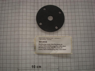 Gasket for flange flap air duct