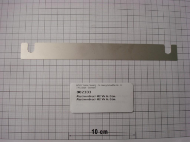 Distance plate 02 for panelling 