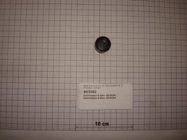 Pipe cap,DM22x24mm,P/M21-30,plastic