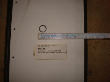 Adjusting washer,16x22x0,3mm,galvanized,DIN988