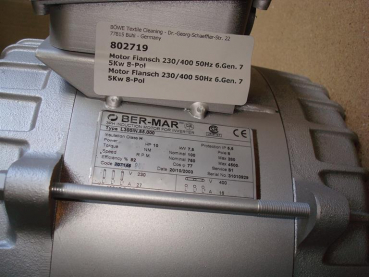 Drive motor,230/400V-50Hz,7,5kW,8pole