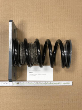 Soft-mounted spring