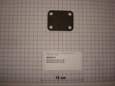 Gasket P/M 12/15/18