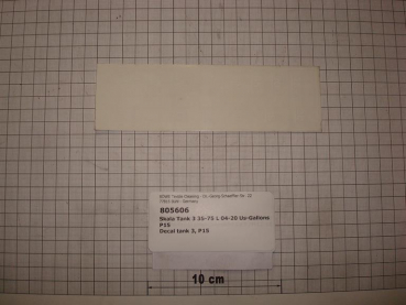 Scale tank 3, P/M 15 35-75 Litre, 10-20 US-Gallons
