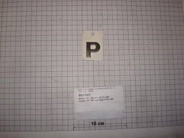 Letter "P" 30 mm