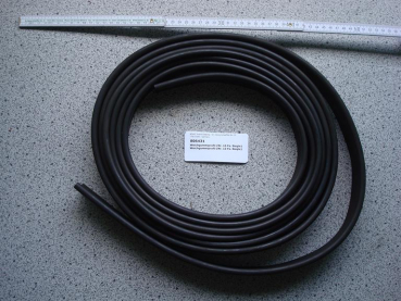 Rubber profile,9x35mm,5mm-hole