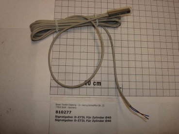 Signal sensor for cylinder,Ø40mm,loading door,InduLine