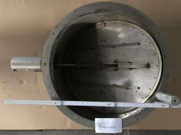 Air flap,Ø450x300mm,stainless steel,InduLine