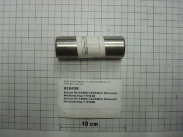 Bolzen DIN24556-30X85mm, für Schwenk-Mechanismus InduLine