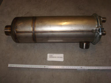 Solvent cooler,heat exchanger,2"x2",1,53m²,InduLine,3/4" connection