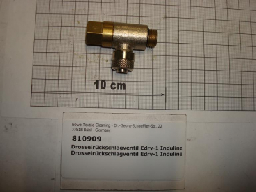 Check valve with choke,EDRV,1,InduLine