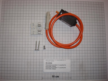 Limit switch for switchboard lighting