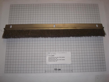 Metal brush,380mm,stainless steel,self cleaning button trap,InduLine
