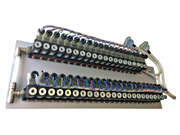 Valve block pneumatic,completely assembled,with single pneumatic valves,P12-30