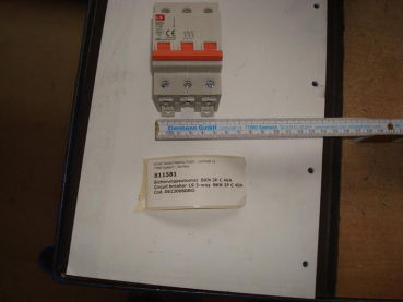 Circuit breaker,3-pole,40A,BKN C40 3P