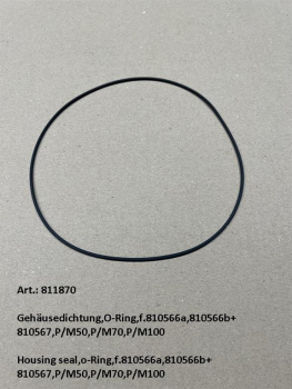 Housing seal,o-Ring,f.810566a,810566b+810567,P/M50,P/M70,P/M100