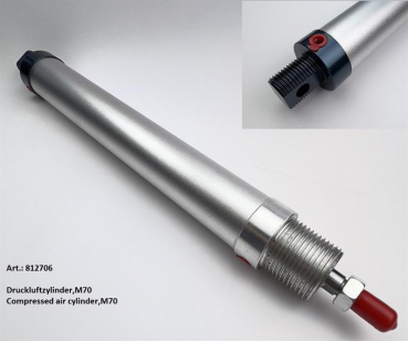 Compressed air cylinder,Dia32x200mm,M10,1",M70