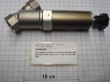 Slanted seat valve,3/4",NC,pneumatic,Pi/Mi240-360