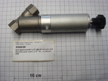 Slanted seat valve,1/2",NC,pneumatic,Pi/Mi240-360