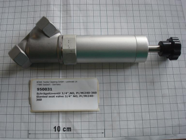 Slanted seat valve,3/4",NO,pneumatic,Pi/Mi240-360