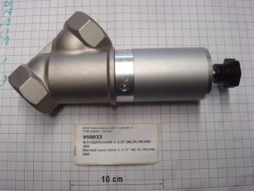 Slanted seat valve,1 1/2",NC,R1/8" pneumatic,Pi/Mi240-360