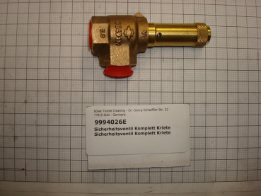 Safety valve "Kriete"