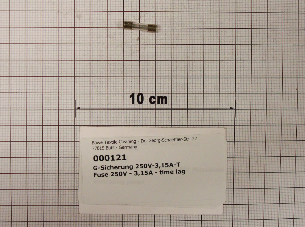 Fuse,5x20mm,250V-3,15A-time lag