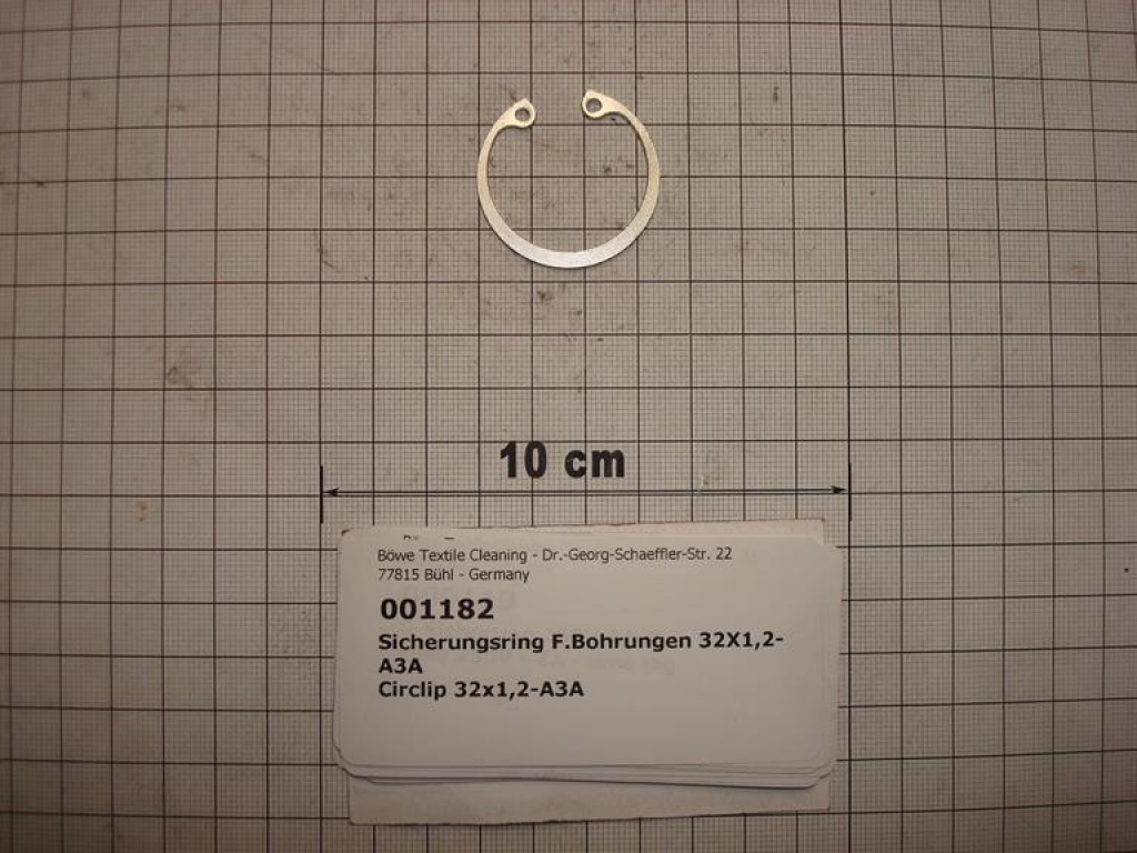 Circlip,32x1,2mm,galvanized,DIN472