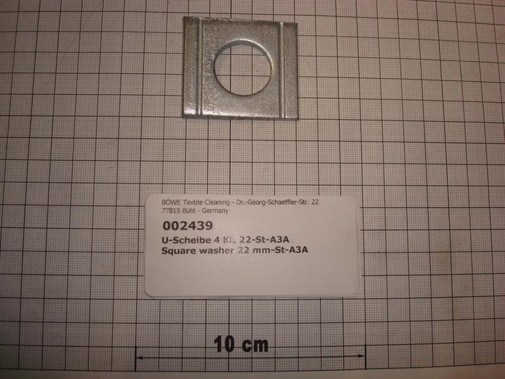 U-washer,DIN434,square,45x50mm,galvanized