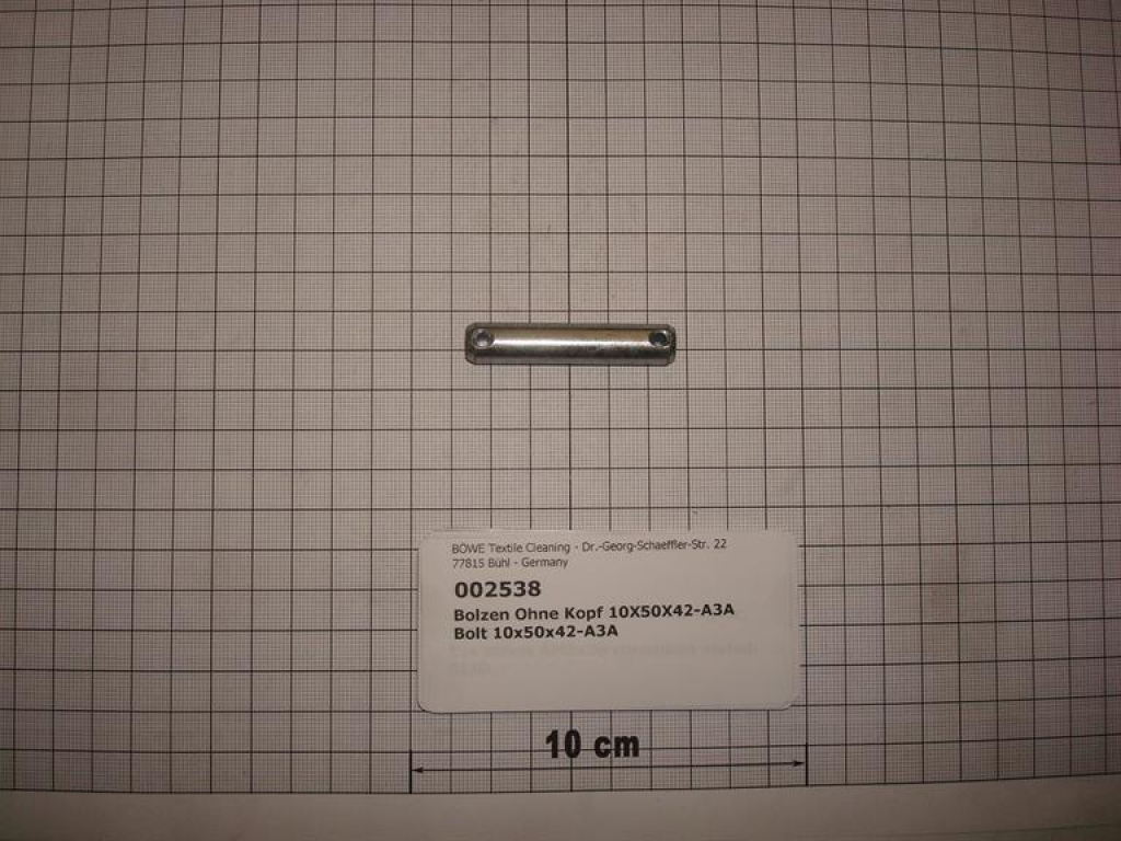 Bolt,10x50x42mm,galvanized