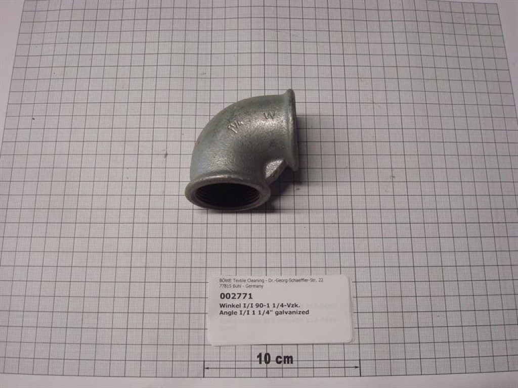 Elbow,90V32,I/I,1 1/4",galvanized