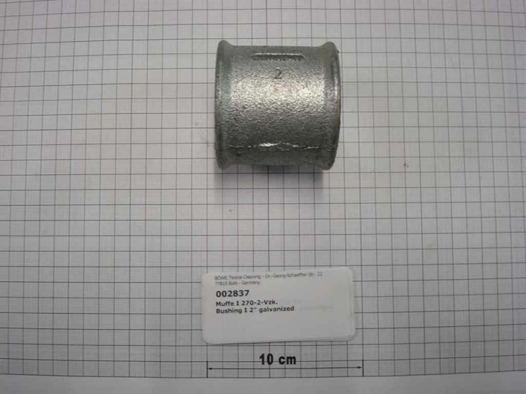 Bushing,270V50,2",galvanized