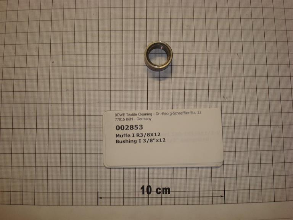 Bushing,270V10,3/8"x12mm,galvanized