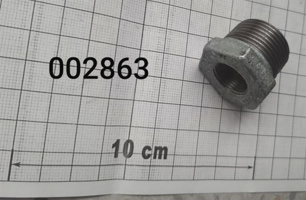 Reducing nipple,241V2010,O/I,3/4"x3/8", galvanized