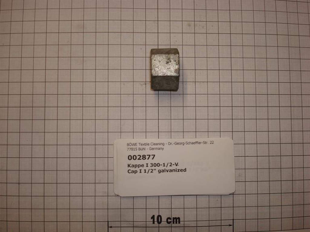 Cap,300V15,1/2",galvanized
