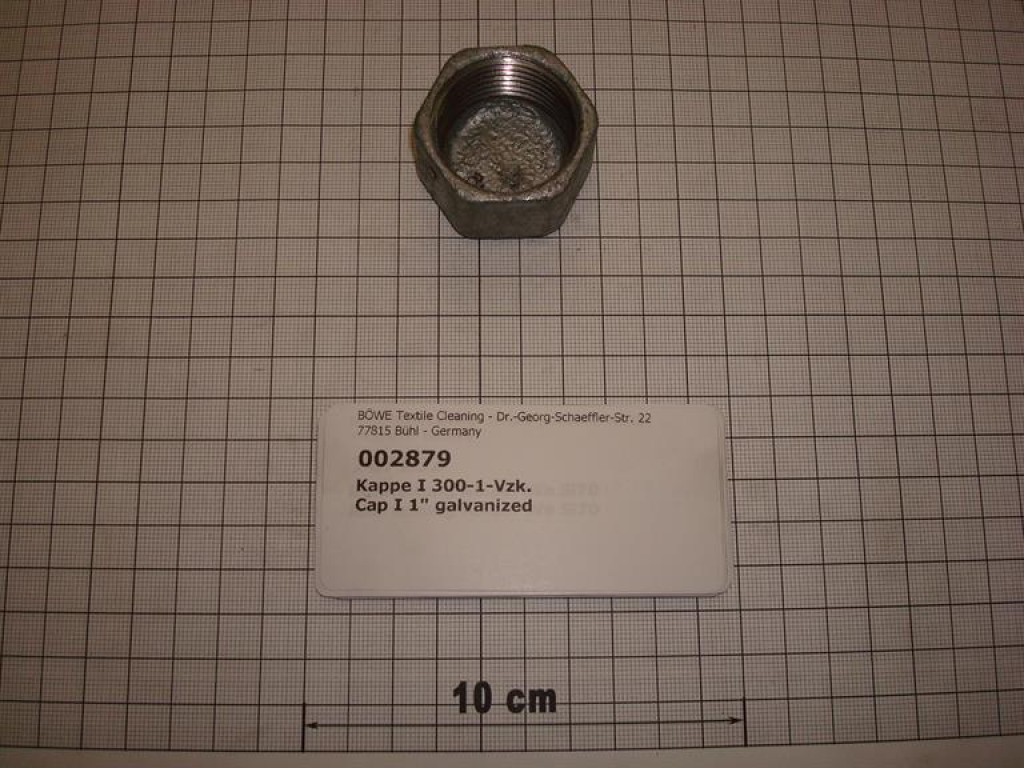 Cap,300V25,1",galvanized