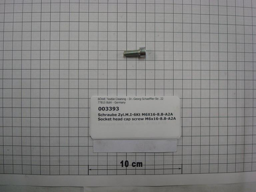 Socket head cap screw M6x16