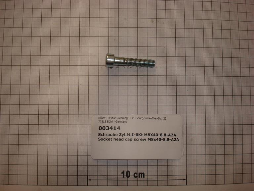 Socket head cap screw M8x40, A2A