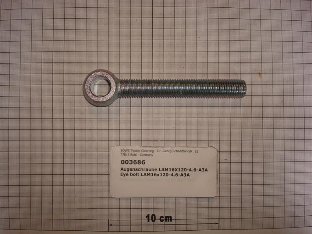 Eye bolt M16x120