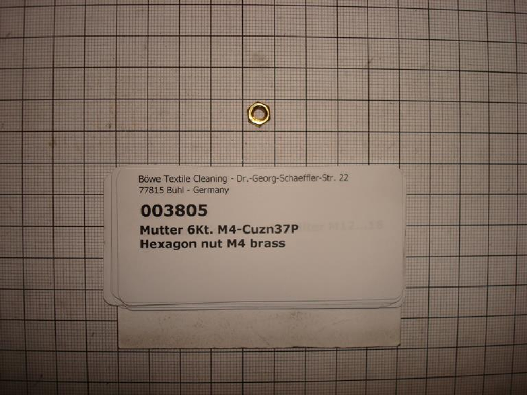 Hexagon nut M4