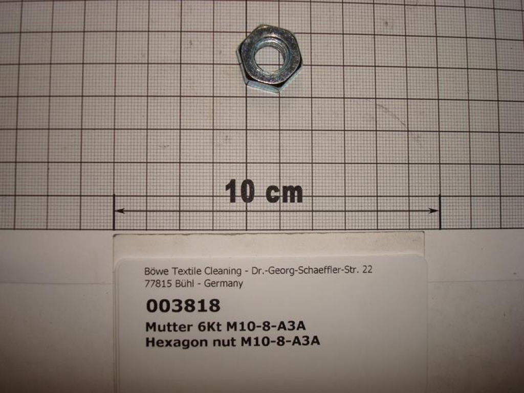 Hexagon nut M10