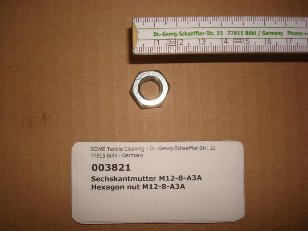 Hexagon nut M12