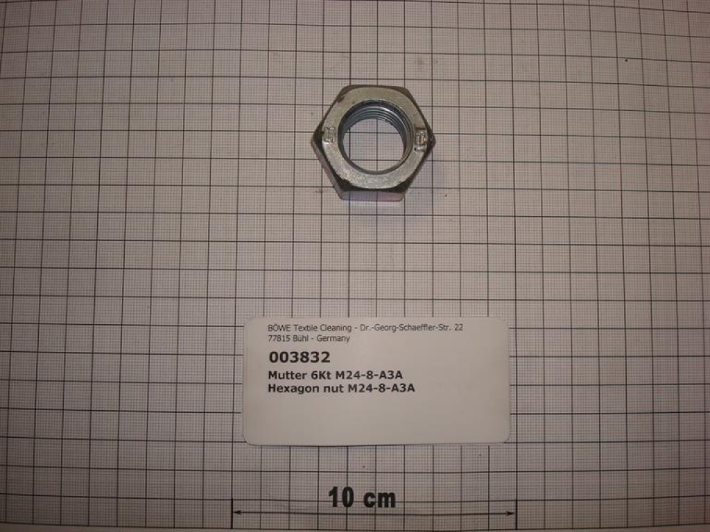 Hexagon nut,DIN934,M24,galvanized
