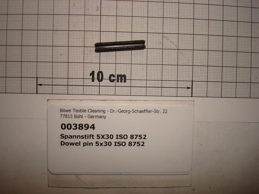 Dowel pin 5x30