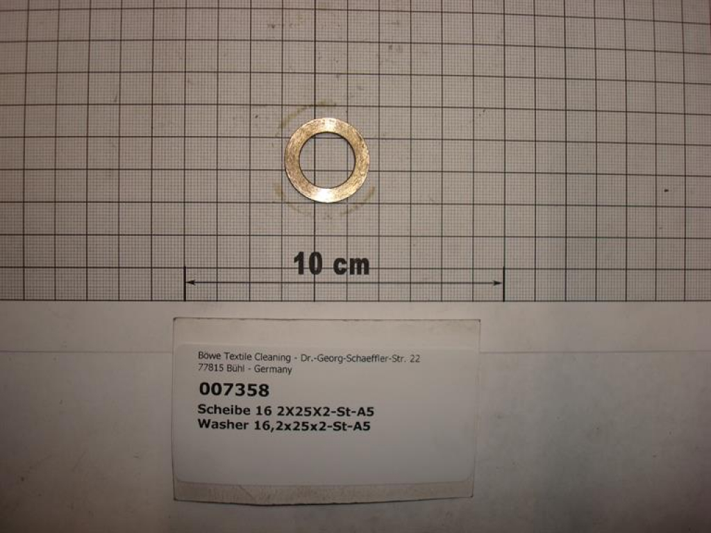 Washer,16,2x25x2mm,galvanized