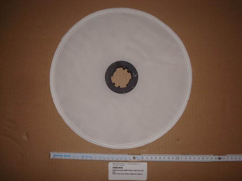 BÖWE Original filter disc for spin filter,340mm for use without powder,P/M12-30,Mi,Pi